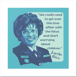 Joycelyn Elders Portrait and Quote Posters and Art